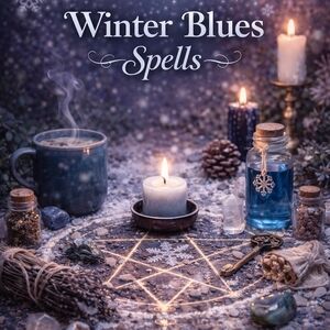 Winter Blues Spell Candle ❄️